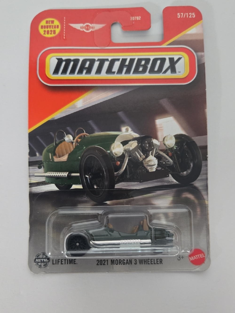 Match 2021 Morgan 3 Wheeler Toy Car - Green